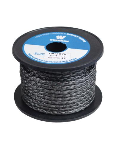 Windesign 4 mm Dyneema Gırcala, koyu gri