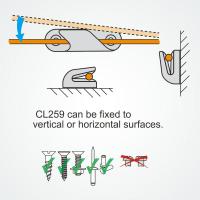 Clamcleat CL259 Yelken Kıstırmaçı İskele